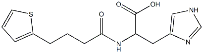3-(1H-imidazol-4-yl)-2-[4-(thiophen-2-yl)butanamido]propanoic acid