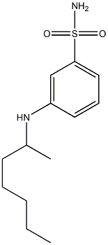 3-(heptan-2-ylamino)benzene-1-sulfonamide