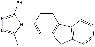 4-(9H-fluoren-2-yl)-5-methyl-4H-1,2,4-triazole-3-thiol