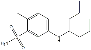 5-(heptan-4-ylamino)-2-methylbenzene-1-sulfonamide