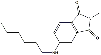 5-(hexylamino)-2-methyl-2,3-dihydro-1H-isoindole-1,3-dione