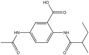 5-acetamido-2-(2-methylbutanamido)benzoic acid