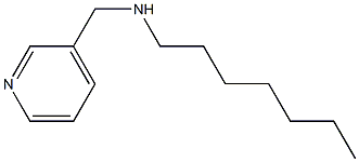 heptyl(pyridin-3-ylmethyl)amine Structure