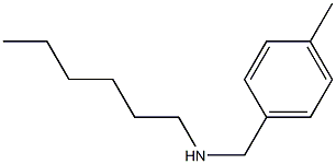 hexyl[(4-methylphenyl)methyl]amine Structure