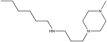 hexyl[3-(4-methylpiperazin-1-yl)propyl]amine Structure
