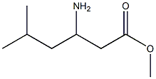 Hexanoic  acid,  3-amino-5-methyl-,  methyl  ester Structure