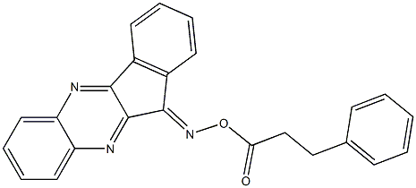 11H-indeno[1,2-b]quinoxalin-11-one O-(3-phenylpropanoyl)oxime