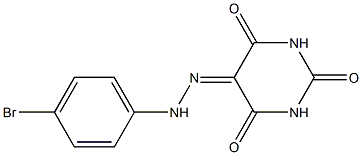 2,4,5,6(1H,3H)-pyrimidinetetrone 5-[(4-bromophenyl)hydrazone]