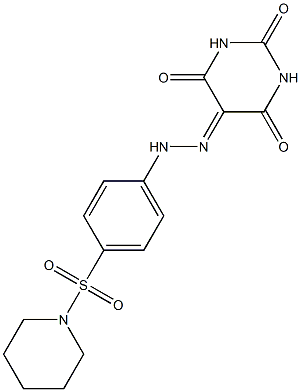 2,4,5,6(1H,3H)-pyrimidinetetrone 5-{N-[4-(1-piperidinylsulfonyl)phenyl]hydrazone}|