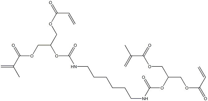 2,2'-(Hexane-1,6-diyl)bis(iminocarbonyloxy)bis(propane-1,3-diol 1-methacrylate 3-acrylate)