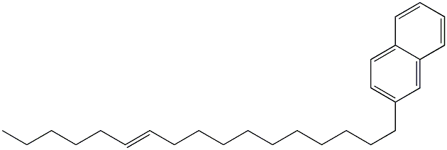 2-(11-Heptadecenyl)naphthalene Structure