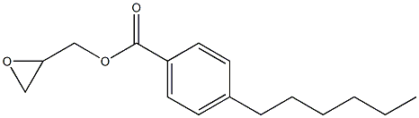 4-Hexylbenzoic acid glycidyl ester Structure