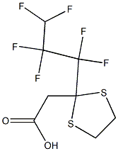 2-(1,1,2,2,3,3-Hexafluoropropyl)-1,3-dithiolane-2-acetic acid