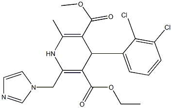 6-(1H-Imidazol-1-ylmethyl)-4-(2,3-dichlorophenyl)-2-methyl-1,4-dihydropyridine-3,5-dicarboxylic acid 3-methyl 5-ethyl ester