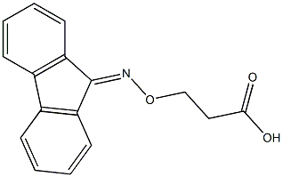 3-[9H-Fluoren-9-ylideneaminooxy]propionic acid Structure