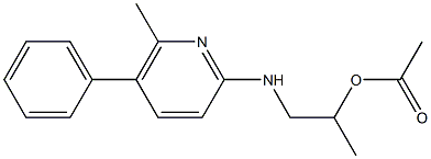 Acetic acid 2-[(5-phenyl-6-methylpyridin-2-yl)amino]-1-methylethyl ester|
