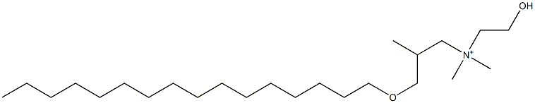 3-Hexadecyloxy-2-methyl-N,N-dimethyl-N-(2-hydroxyethyl)-1-propanaminium