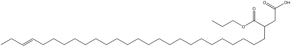 3-(23-Hexacosenyl)succinic acid 1-hydrogen 4-propyl ester Structure