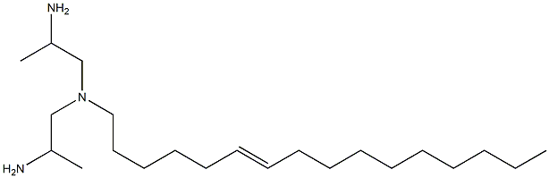 1,1'-(6-Hexadecenylimino)bis(2-propanamine) Structure