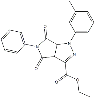 1,3a,4,5,6,6a-Hexahydro-4,6-dioxo-5-(phenyl)-1-(3-methylphenyl)pyrrolo[3,4-c]pyrazole-3-carboxylic acid ethyl ester