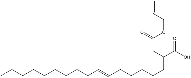 2-(6-Hexadecenyl)succinic acid 1-hydrogen 4-allyl ester Structure