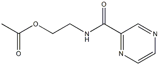 Acetic acid 2-(2-pyrazinylcarbonylamino)ethyl ester