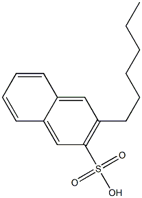 3-Hexyl-2-naphthalenesulfonic acid|