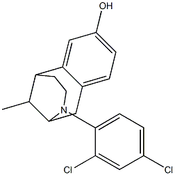1,2,3,4,5,6-Hexahydro-11-methyl-3-(2,4-dichlorophenyl)-2,6-methano-3-benzazocin-8-ol