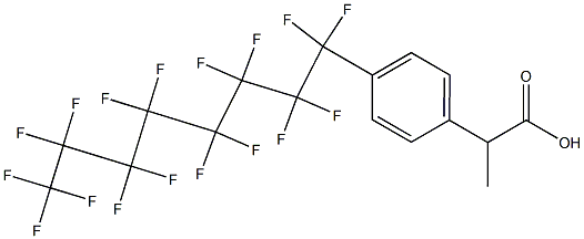 2-[4-(Heptadecafluorooctyl)phenyl]propanoic acid