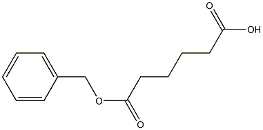 Hexanedioic acid 1-benzyl ester Structure