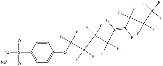 4-[(Heptadecafluoro-5-nonenyl)oxy]benzenesulfonic acid sodium salt