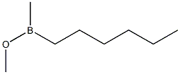Hexyl(methyl)(methoxy)borane Structure