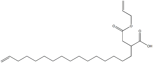 2-(15-Hexadecenyl)succinic acid 1-hydrogen 4-allyl ester Structure