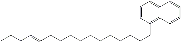 1-(12-Hexadecenyl)naphthalene Structure