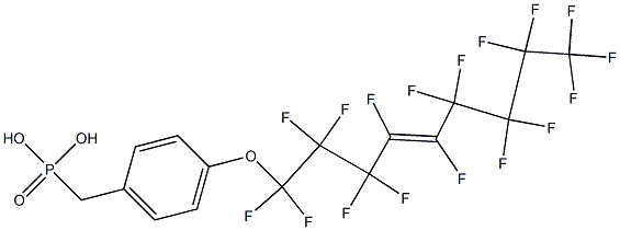 4-[(Heptadecafluoro-4-nonenyl)oxy]benzylphosphonic acid