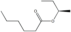 (-)-Hexanoic acid (R)-sec-butyl ester Structure