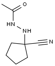 Acetic acid N'-(1-cyanocyclopentyl) hydrazide|