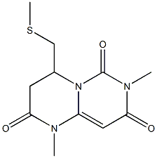1,3,4,6,7,8-Hexahydro-1,7-dimethyl-4-methylthiomethyl-2H-pyrimido[1,6-a]pyrimidine-2,6,8-trione