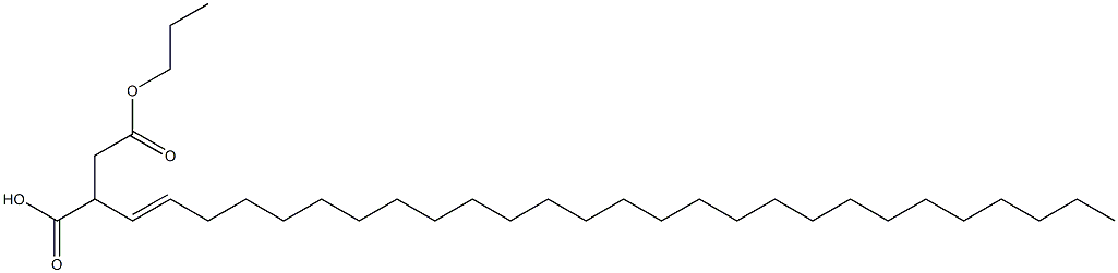 2-(1-Heptacosenyl)succinic acid 1-hydrogen 4-propyl ester Structure