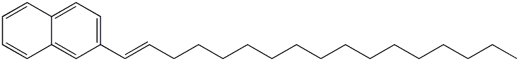 2-(1-Heptadecenyl)naphthalene Structure