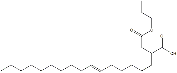 2-(6-Hexadecenyl)succinic acid 1-hydrogen 4-propyl ester Structure