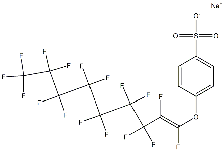 4-[(Heptadecafluoro-1-nonenyl)oxy]benzenesulfonic acid sodium salt