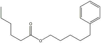 Hexanoic acid 5-phenylpentyl ester