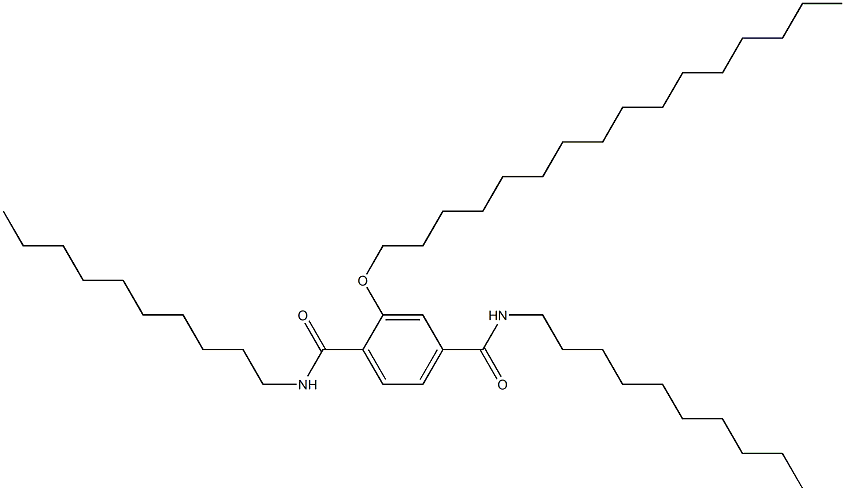 2-(Hexadecyloxy)-N,N'-didecylterephthalamide Structure