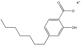 4-Heptyl-2-hydroxybenzoic acid potassium salt