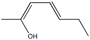 2,4-Heptadien-2-ol Structure