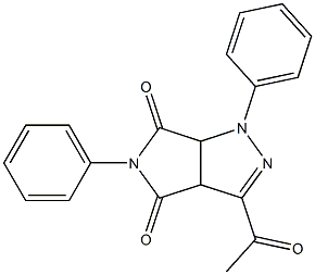 1,3a,4,5,6,6a-Hexahydro-3-acetyl-4,6-dioxo-5-(phenyl)-1-(phenyl)pyrrolo[3,4-c]pyrazole