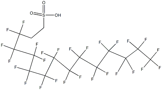 3,3,4,4,5,5,6,6,7,7,8,8,9,9,10,10,11,11,12,12,13,13,14,14,15,15,15-Heptacosafluoro-1-pentadecanesulfonic acid Structure