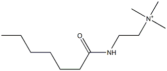 2-(Heptanoylamino)-N,N,N-trimethylethanaminium