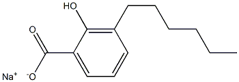 3-Hexyl-2-hydroxybenzoic acid sodium salt